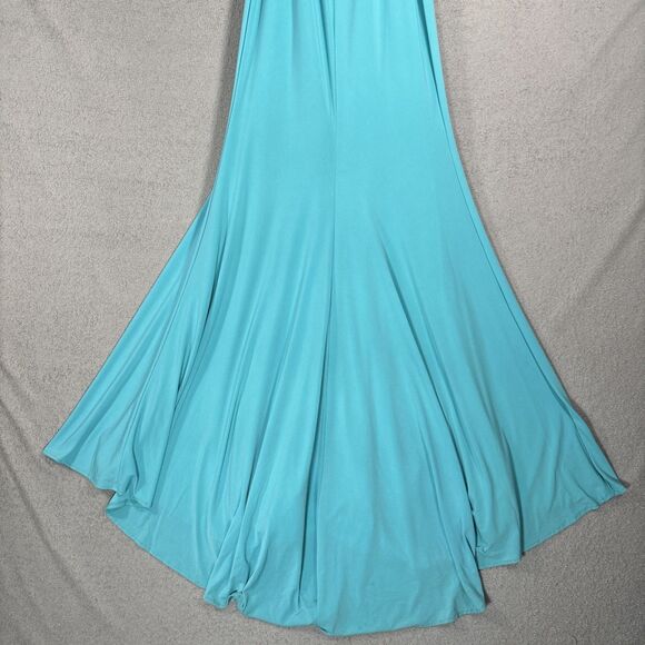 Sherri Hill Women’s‎ Size 2 Dress Illusion Bodice Nude Mesh Tulle Beaded Gown - Picture 10 of 16